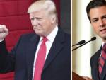 Donald Trump, presidente de Estados Unidos, y Enrique Pe&ntilde;a Nieto, presidente de M&eacute;xico.