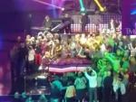 Elton John, en el concierto en Las Vegas que abandon&oacute; a causa de un fan demasiado 'sob&oacute;n'.