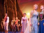 Imagen del musical de Frozen, en el teatro Saint James de Broadway.
