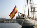 El buque escuela espa&ntilde;ol 'Juan Sebasti&aacute;n Elcano', en una imagen de archivo.