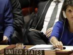 La embajadora de Estados Unidos ante Naciones Unidas, Nikki Haley.