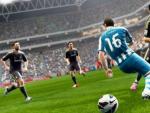 Un partido del Real Madrid en una captura de 'Pro Evolution Soccer'.