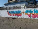 Grafitis denunciados por el ayuntamiento de m&aacute;laga polic&iacute;a local manchar mobilia