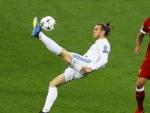 Momento en el que Gareth Bale remata de chilena en la final de la Champions.