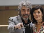Ricardo Dar&iacute;n y Andrea Pietri, protagonistas de la obra de teatro 'Escenas de la vida conyugal'.