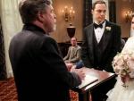 El momento en el que Sheldon y Amy, de 'The Big Bang Theory', contraen matrimonio.