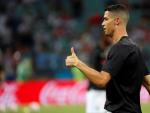 Cristiano Ronaldo en un partido del Mundial