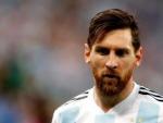 Leo Messi, con la camiseta de la selecci&oacute;n de Argentina.