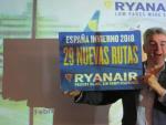Michael O'Leary, CEO de Ryanair, anunciaba nuevas rutas el pasado mes de febrero.