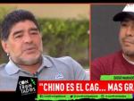 Maradona entra en directo en un programa de tv para insultar a su sobrino.