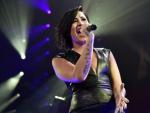 La cantante Demi Lovato en un concierto en Los &Aacute;ngeles.
