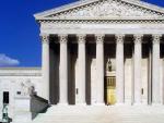 Imagen de la fachada de la sede del Tribunal Supremo de Estados Unidos.