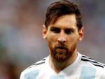 Leo Messi, con la camiseta de la selecci&oacute;n argentina en Rusia 2018.