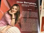 Drew Barrymore, en una entrevista en Egyp Air.