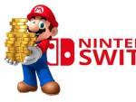 Mario Bros, junto al logo de la Nintendo Switch.
