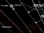 Objetos voladores no identificados en el cielo del norte de Chile, en una imagen del Comit&eacute; de Fen&oacute;menos A&eacute;reos An&oacute;malos (CEFAA).