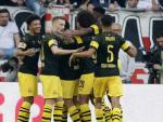 El Borussia Dortmund celebra un gol frente al Stuttgart.