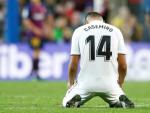 Casemiro, derrotado en el Cl&aacute;sico entre FC Barcelona y Real Madrid.
