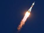 Lanzamiento de la Soyuz MS-10 desde el cosm&oacute;dromo de Baikonur (Kazajist&aacute;n). La nave sufri&oacute; unos problemas de propulsi&oacute;n y tuvo que aterrizar de emergencia.