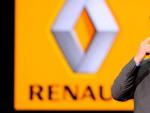 El entonces presidente ejecutivo de Renault, Carlos Ghosn, en el Sal&oacute;n Internacional del Motor en Fr&aacute;ncfort (Alemania), en 2007.