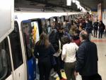 El escenario 2 de protocolo de contaminaci&oacute;n en Madrid tambi&eacute;n se ha dejado sentir en el Metro con una mayor afluencia de viajeros.