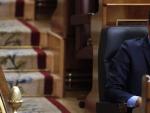 El presidente del Gobierno, Pedro S&aacute;nchez, durante la &uacute;ltima sesi&oacute;n de control al Ejecutivo de 2018.