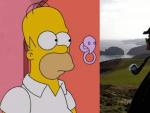 Homer Simpson y Carlos Ysbert.