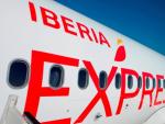 Imagen de archivo de un Airbus A320 de Iberia Express.