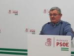 Jes&uacute;s Mar&iacute;a Ruiz en la sede del PSOE de C&oacute;rdoba