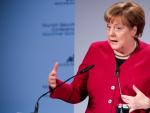 Angela Merkel durante la Conferencia de Seguridad de M&uacute;nich este s&aacute;bado.