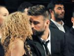 Shakira y Piqu&eacute; en la entrega de premios al mejor jugador catal&aacute;n.