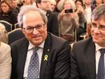 Torra y Puigdemont en Bruselas.