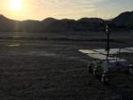 Prorotipo del rover ExoMars en el desierto de Tabernas.