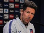 Rueda de prensa del entrenador del Atl&eacute;tico de Madrid, Diego Simeone