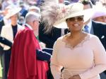 La presentadora estadounidense Oprah Winfrey, amiga de la novia, no se ha perdido la boda real en el castillo de Windsor.