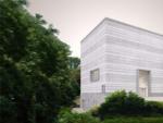 Exterior del nuevo Museo de la Bauhaus en Weimar.