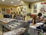Interior de Escridiscos, una de las tiendas madrile&ntilde;as que participan en la iniciativa.