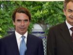 Aznar y Zapatero hicieron el debate electoral m&aacute;s visto (foto de archivo).