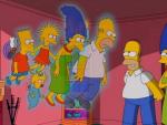 Los Simpson se encuentran con su versi&oacute;n de 1987 en una parodia de la pel&iacute;cula 'Los otros', de Amen&aacute;bar.