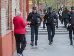 Concentraci&oacute;n en Vallecas (Madrid) tras el asesinato de un vecino.