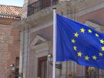 Izado de bandera en Madrid para conmemorar el D&iacute;a de Europa