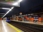 Imagen de un tren de la l&iacute;nea 7 de Metro en Madrid.