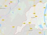 Mapa de Google Maps de la ciudad francesa de Gerstheim.