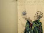 El manto del Quetzal, de Patricia Fornos. Obra de la exposici&oacute;n 'Llorando a Chavela'.
