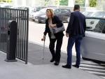 La secretaria general del partido Mar&iacute;a Dolores de Cospedal a su llegada este jueves a los Juzgados de lo Penal de Madrid.