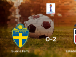 Suecia pierde 0-2 frente a Estados Unidos