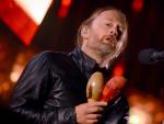 El &iacute;der de Radiohead y de Atoms for Peace, Thom Yorke, durante un concierto en Berl&iacute;n.