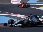 Lewis Hamilton, durante el GP de Francia de F&oacute;rmula 1.