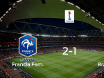 Francia se clasifica para los cuartos de final tras vencer 2-1 a Brasil