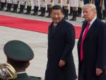 El presidente chino Xi Jinping y el presidente de EE UU Donald Trump en la visita de este &uacute;ltimo a China el a&ntilde;o pasado.